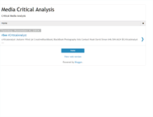 Tablet Screenshot of mediacriticalanalysis.blogspot.com