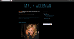 Desktop Screenshot of malinakerman.blogspot.com