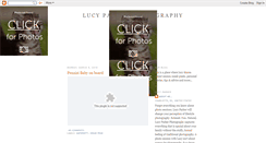 Desktop Screenshot of lucyparkerphotography.blogspot.com