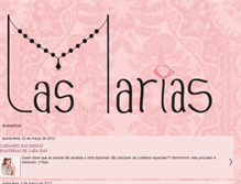 Tablet Screenshot of lasmariasacessorios.blogspot.com