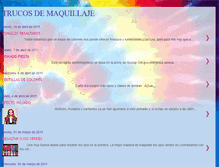 Tablet Screenshot of maquillajeliceo.blogspot.com