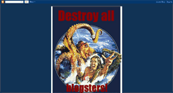 Desktop Screenshot of destroyallblogsters.blogspot.com