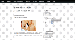 Desktop Screenshot of hacermanualidades.blogspot.com