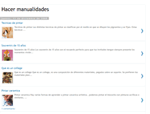 Tablet Screenshot of hacermanualidades.blogspot.com