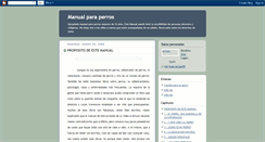 Desktop Screenshot of manualperros.blogspot.com