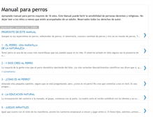 Tablet Screenshot of manualperros.blogspot.com