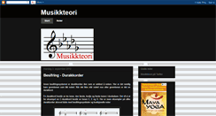 Desktop Screenshot of musikkteori.blogspot.com