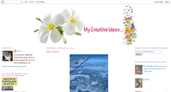 Desktop Screenshot of creativepooja.blogspot.com