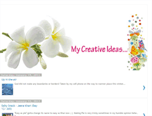 Tablet Screenshot of creativepooja.blogspot.com