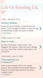 Mobile Screenshot of lifeorsumthnlikit.blogspot.com