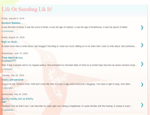 Tablet Screenshot of lifeorsumthnlikit.blogspot.com