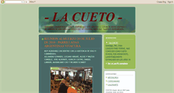 Desktop Screenshot of lacueto.blogspot.com