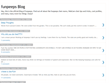Tablet Screenshot of funpeeps.blogspot.com