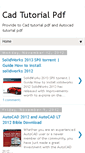 Mobile Screenshot of cadtutorialpdf.blogspot.com