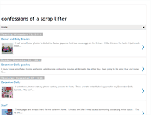 Tablet Screenshot of confessionsofascraplifter.blogspot.com