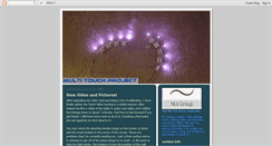 Desktop Screenshot of multitouchproject.blogspot.com