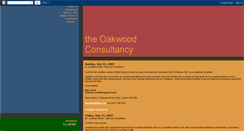 Desktop Screenshot of oakwood.blogspot.com