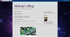 Desktop Screenshot of melody-blog.blogspot.com