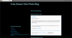 Desktop Screenshot of cutekoreangirlsphotoblog.blogspot.com