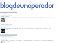 Tablet Screenshot of blogdeunoperador.blogspot.com