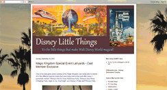 Desktop Screenshot of disneylittlethings.blogspot.com