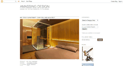 Desktop Screenshot of amassingdesign.blogspot.com