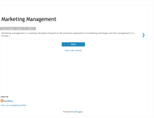 Tablet Screenshot of marinero-marketingmanagement.blogspot.com