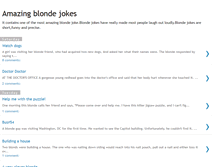 Tablet Screenshot of amazingblondejokes.blogspot.com
