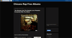 Desktop Screenshot of chicanorapfreealbums.blogspot.com