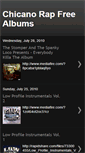 Mobile Screenshot of chicanorapfreealbums.blogspot.com