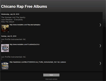 Tablet Screenshot of chicanorapfreealbums.blogspot.com