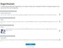 Tablet Screenshot of dogenthusiast.blogspot.com
