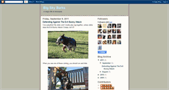 Desktop Screenshot of bigskybarks.blogspot.com