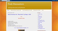 Desktop Screenshot of peakdiscounters.blogspot.com