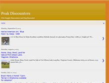 Tablet Screenshot of peakdiscounters.blogspot.com