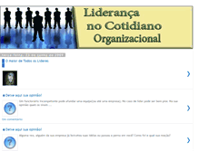 Tablet Screenshot of lidernasorganizacoes.blogspot.com