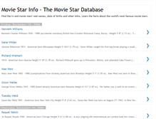 Tablet Screenshot of moviestarinfo.blogspot.com