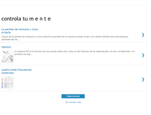 Tablet Screenshot of controla-tu-mente.blogspot.com