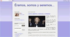 Desktop Screenshot of eramossomosyseremos.blogspot.com