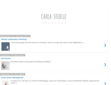 Tablet Screenshot of carla-stedile.blogspot.com