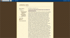 Desktop Screenshot of celebrity-tales.blogspot.com