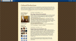 Desktop Screenshot of culturalproductions.blogspot.com