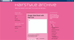 Desktop Screenshot of hairstylearchive.blogspot.com