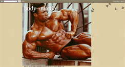 Desktop Screenshot of body---mania.blogspot.com