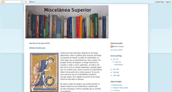 Desktop Screenshot of miscelaneasuperior.blogspot.com