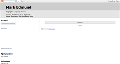 Desktop Screenshot of markedmund.blogspot.com