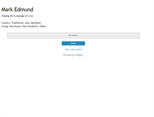 Tablet Screenshot of markedmund.blogspot.com