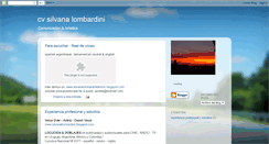 Desktop Screenshot of cvsilvanalombardini.blogspot.com