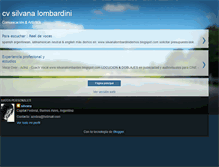 Tablet Screenshot of cvsilvanalombardini.blogspot.com