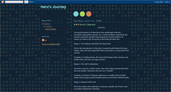 Desktop Screenshot of herosjourneyfinal.blogspot.com